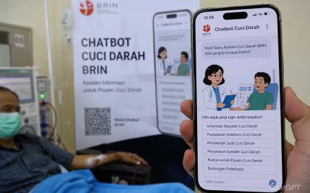 BRIN Kembangkan Chatbot AI untuk Edukasi Pasien Cuci Darah