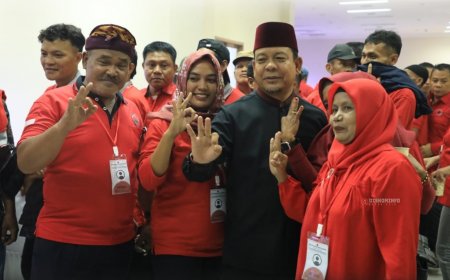 Musancab PDIP Rohul Pilih 16 Ketua PAC, Acara Dibuka Wabup Syafaruddin Poti