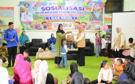 Kampar Perkuat Wajib Belajar 1 Tahun Pra SD
