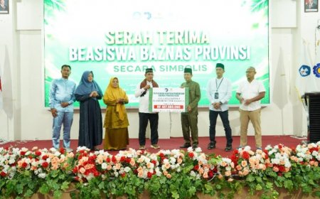 Dorong Akses Pendidikan, 92 Mahasiswa Polbeng Terima Beasiswa BAZNAS Riau