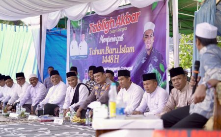 Bupati Anton Ajak Warga Rohul Jadikan Semangat Hijrah sebagai Modal Membangun Daerah