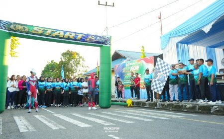 Road to Riau Bhayangkara Run 2026 di Meranti Meriah, Peserta Tempuh Lintasan Simbolis 8 Km