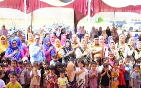 Bunda PAUD Kampar Sosialisasikan Wajib Belajar 1 Tahun Pra SD