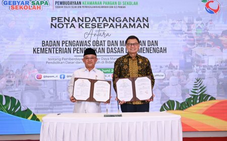 Kemendikdasmen dan BPOM Luncurkan Program SAPA Sekolah