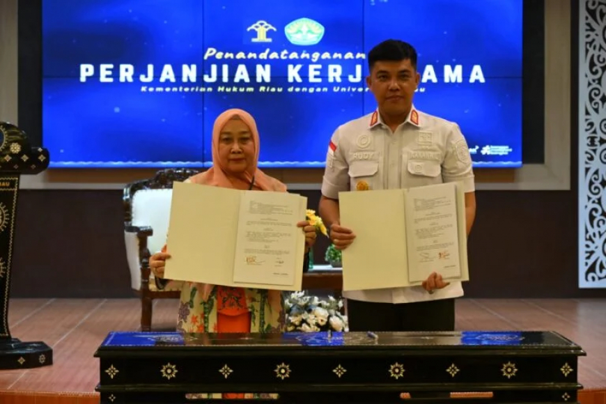 Unri dan Kemenkum Riau Perkuat Kolaborasi Hukum, Dorong Kebijakan Publik Berbasis Kajian Akademik