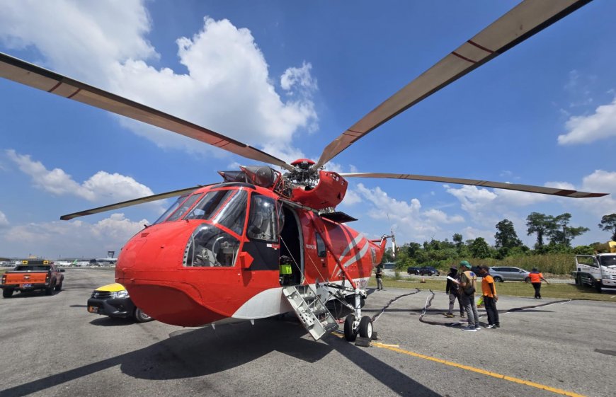 BNPB Kirim Helikopter Pengganti ke Riau, Kekuatan Pemadaman Karhutla Tetap Terjaga