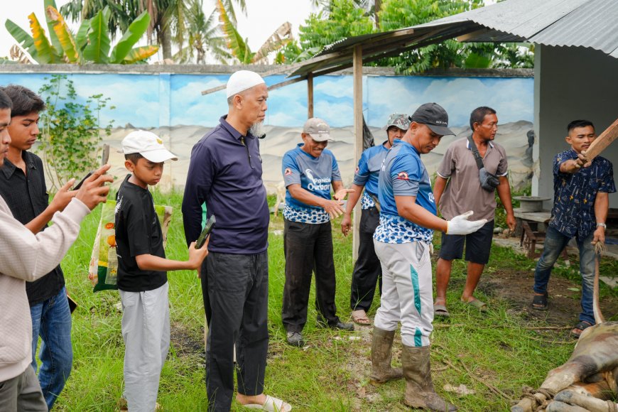 BKMT Dumai Salurkan Daging Kurban, Wali Kota Harap DIC Makin Hidup