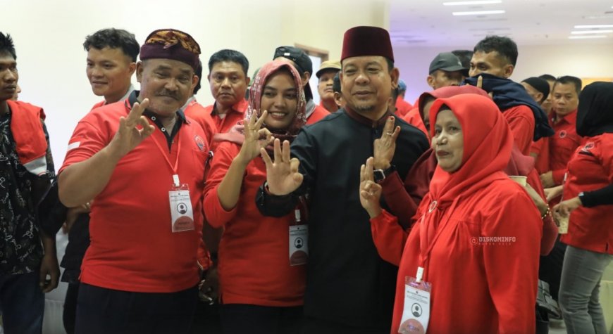 Musancab PDIP Rohul Pilih 16 Ketua PAC, Acara Dibuka Wabup Syafaruddin Poti