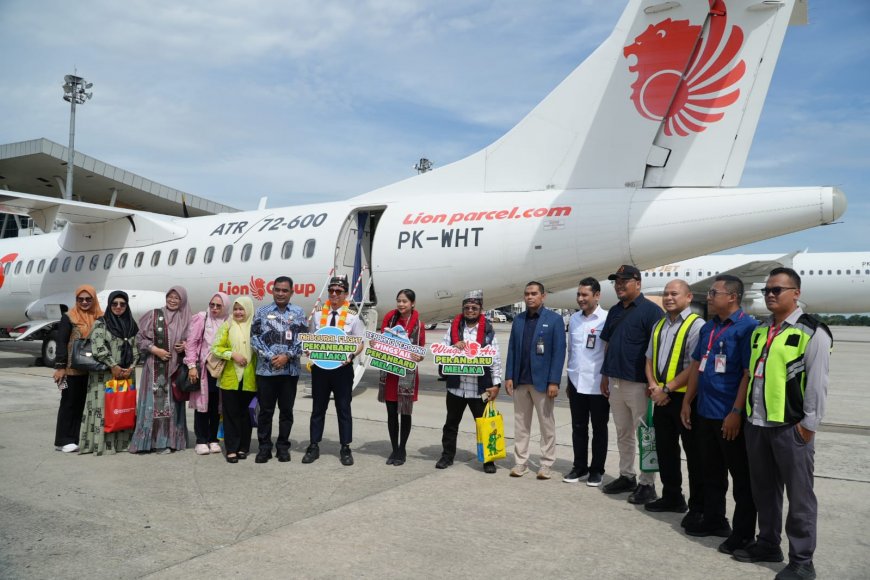 Terbang Tiga Kali Sepekan, Bandara SSK II Pekanbaru Resmi Buka Rute Internasional ke Melaka