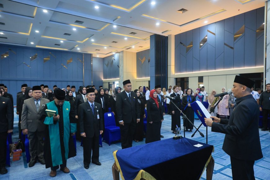 42 ASN Dilantik, Wawako Pekanbaru Tegaskan Hasil Manajemen Talenta