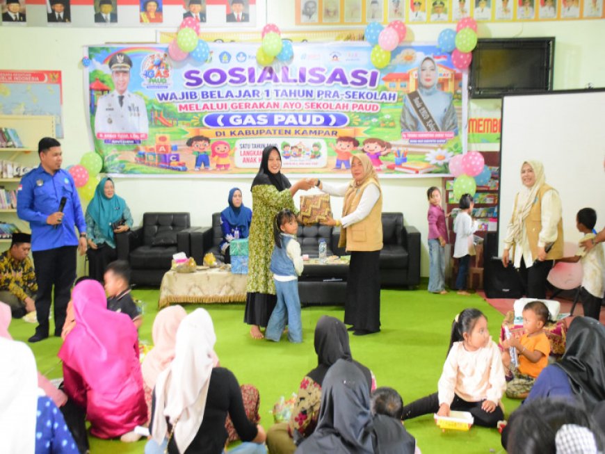 Kampar Perkuat Wajib Belajar 1 Tahun Pra SD