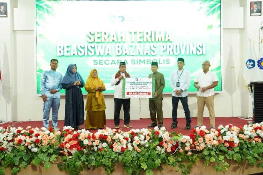 Dorong Akses Pendidikan, 92 Mahasiswa Polbeng Terima Beasiswa BAZNAS Riau