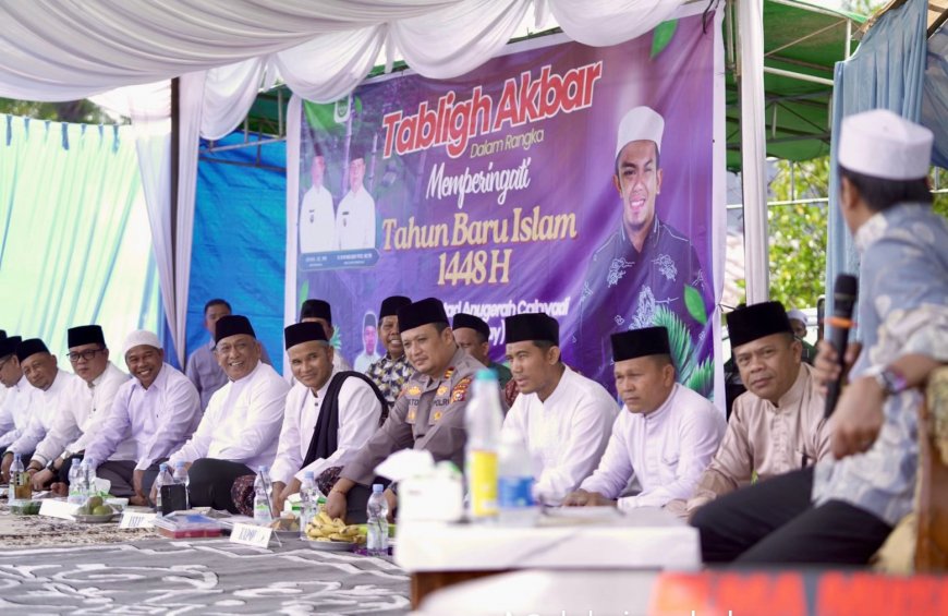 Bupati Anton Ajak Warga Rohul Jadikan Semangat Hijrah sebagai Modal Membangun Daerah