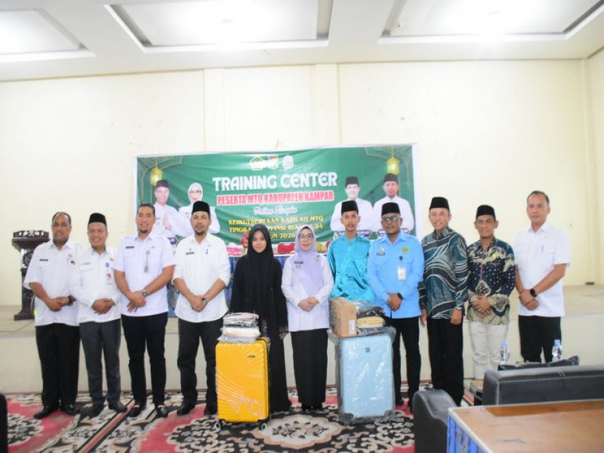 Kafilah Resmi Dilepas, Kampar Targetkan Prestasi di MTQ Riau 2026
