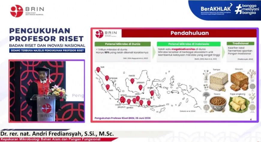 BRIN Ungkap Potensi Besar Mikroba Indonesia untuk Pangan Fungsional