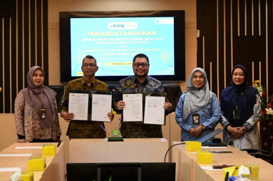 Perkuat Riset, Unri Gandeng Bulog Riau-Kepri