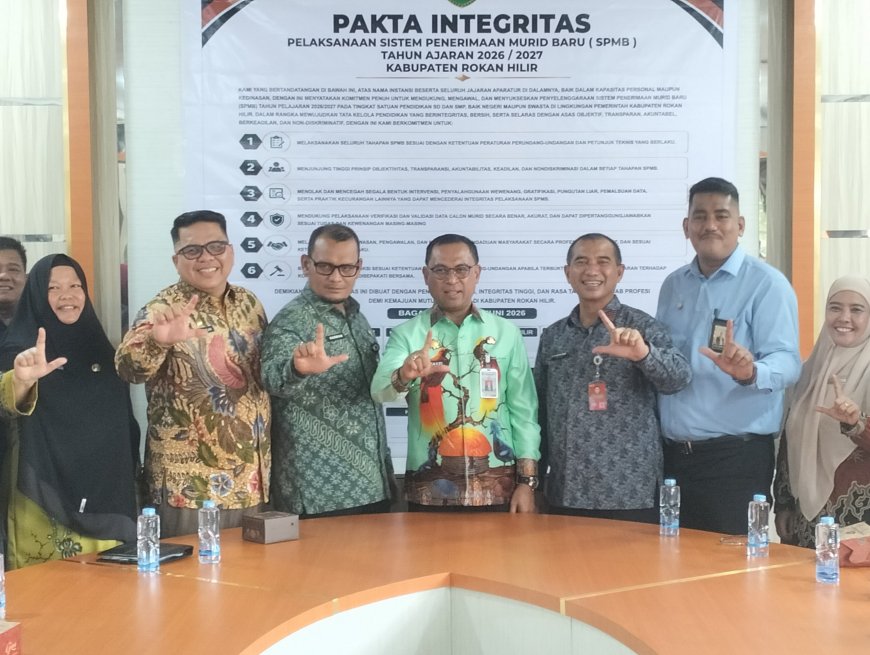 SPMB Rohil 2026 Diawasi Ketat, Sekolah Terima Siswa Titipan Terancam Kehilangan Dana BOS
