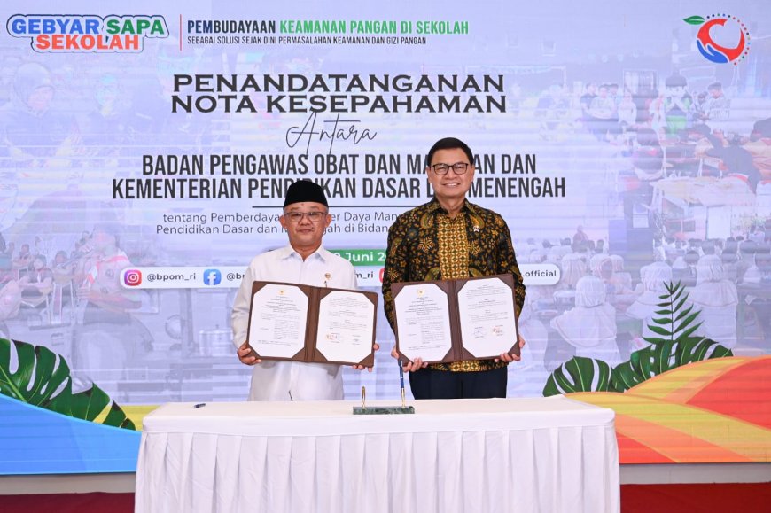 Kemendikdasmen dan BPOM Luncurkan Program SAPA Sekolah