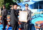 Hari Bhayangkara ke-80 di Kampar, Polres Beri Penghargaan dan Bantuan Alsintan