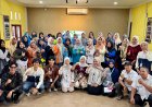 Bidik Peluang UMKM Desa,  Mahasiswa Kukerta Unri Latih Warga Danau Pulai Indah Produksi Sabun Cuci Piring