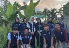 Mahasiswa Kukerta Unri Pasang Plang Jalan di Sungai Beringin, Permudah Akses Warga