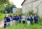 Sembilan Plang Jalan dan Gang di Bukit Kayu Kapur Dipasang Mahasiswa Kukerta Unri