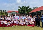 Permudah Akses Warga, Mahasiswa KKN Unri Bangun Palang Penunjuk Arah di Desa Gemalasari