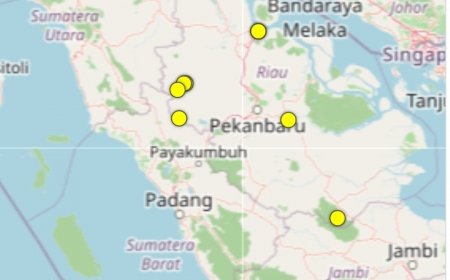 Hari Ini, Hotspot di Riau Bertambah Jadi Delapan Titik