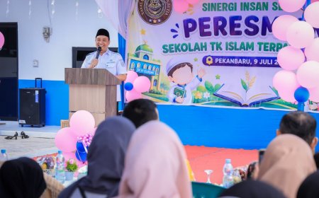 TK IT Elrumi Pekanbaru Resmi Dibuka, Sekolah Gratis untuk Anak Kurang Mampu