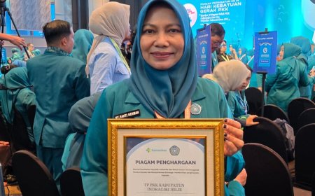 TP PKK Indragiri Hilir Raih Penghargaan Nasional Imunisasi Zero Dose