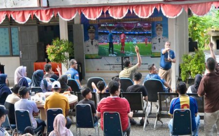 Diskominfo Kampar Gelar Nobar Piala Dunia 2026, Libatkan UMKM dan Bagikan Doorprize untuk Warga