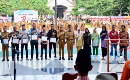 Harkopnas 2026 di Kampar, Bupati Ahmad Yuzar Dorong Koperasi Jadi Penggerak Ekonomi Daerah