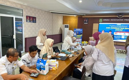 Kejar Target Nasional, Dinkes Riau Gelar Cek Kesehatan Gratis bagi Hampir 30 Ribu PNS