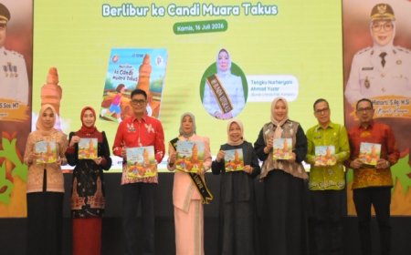 Bunda Literasi Kampar Tegaskan Komitmen Cetak Penulis Baru Lewat Peluncuran Buku "Berlibur Ke Candi Muara Takus"