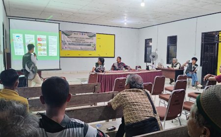 Mahasiswa Kukerta UNRI Kenalkan Aplikasi Plantix, Bantu Petani Rokan Hulu Deteksi Hama Lewat AI