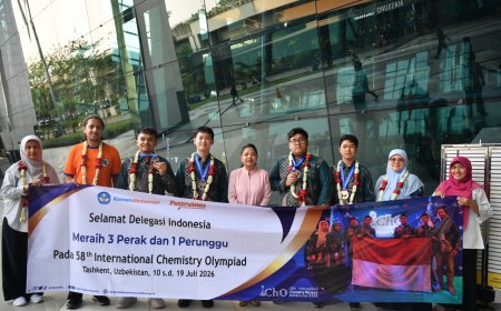 Indonesia Raih 3 Perak dan 1 Perunggu di Olimpiade Kimia Internasional IChO 2026