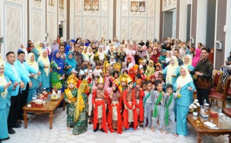 Bunda PAUD Kampar Buka Peringatan Hari Anak Nasional 2026, Dorong Lahirnya Generasi Hebat