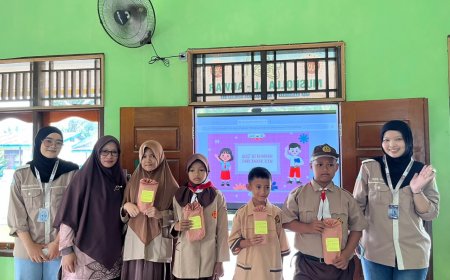 Siswa SDN 012 Buluh Rampai Diedukasi Soal Perlindungan Diri oleh Mahasiswa Kukerta Unri