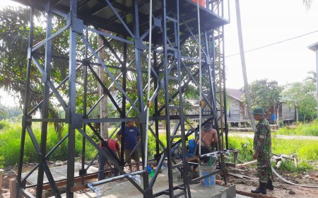 Satgas TMMD Mulai Bangun Sumur Bor di Pangkalan Terap, Warga Diharapkan Tak Lagi Kesulitan Air Bersih