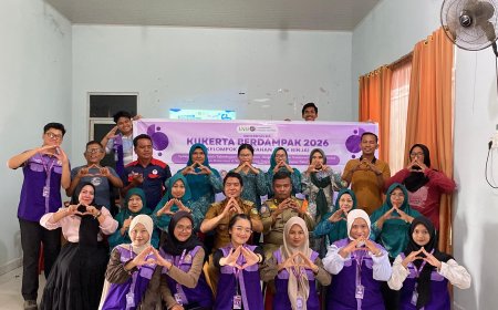 Dorong UMKM Teluk Binjai Go Digital, Kukerta Unri Gelar Pelatihan Digital Marketing
