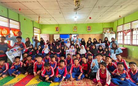 Mahasiswa Kukerta Unri Tanamkan Budaya Saling Menghargai Lewat Sosialisasi Stop Bullying di SDN 006 Redang