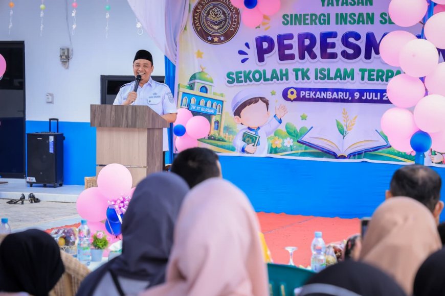TK IT Elrumi Pekanbaru Resmi Dibuka, Sekolah Gratis untuk Anak Kurang Mampu