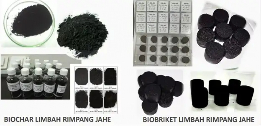 BRIN Kembangkan Biobriket dari Limbah Jahe, Berpotensi Jadi Energi Terbarukan
