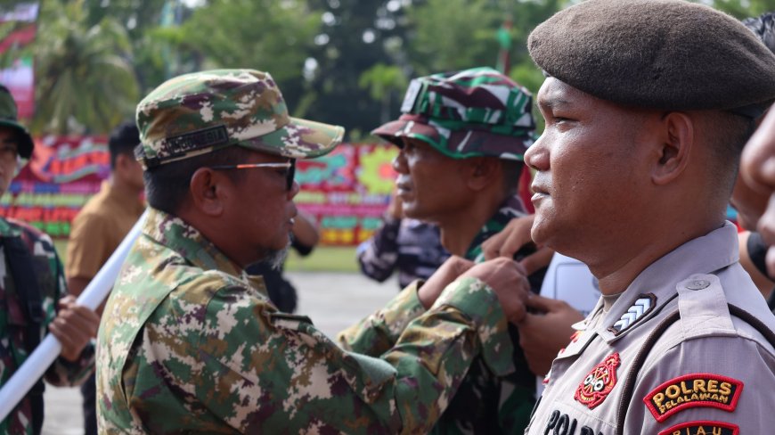 TMMD ke-129 Resmi Dimulai di Pelalawan, Kodim 0313/KPR Fokus Bangun Infrastruktur dan Berdayakan Masyarakat