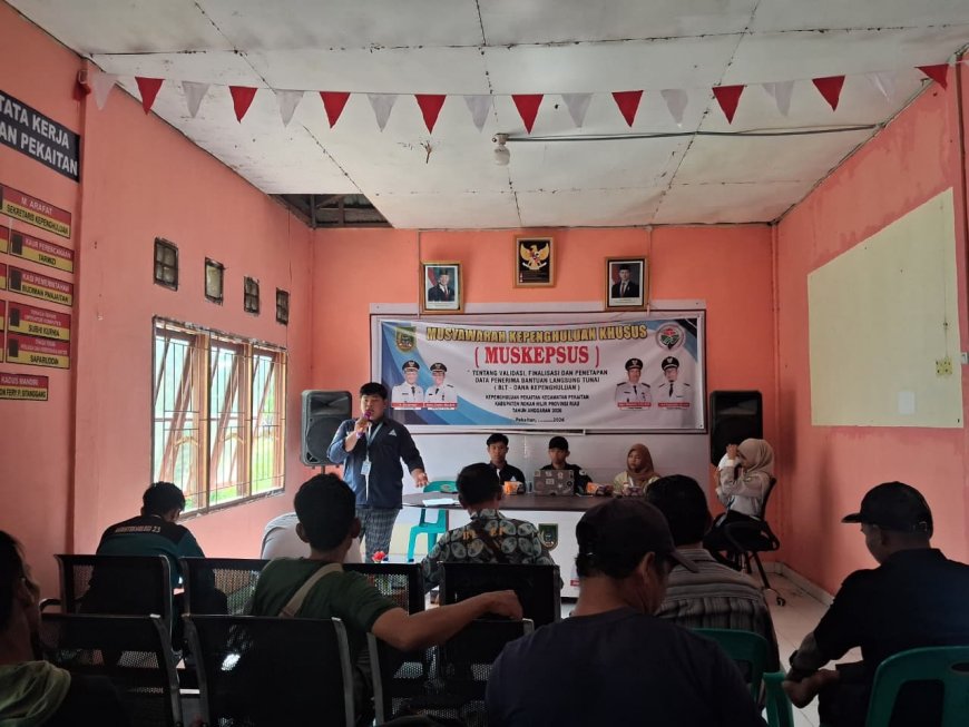Mahasiswa Kukerta Unri Bekali Pembudidaya Ikan Desa Pekaitan Cara Raih Sertifikat CBIB