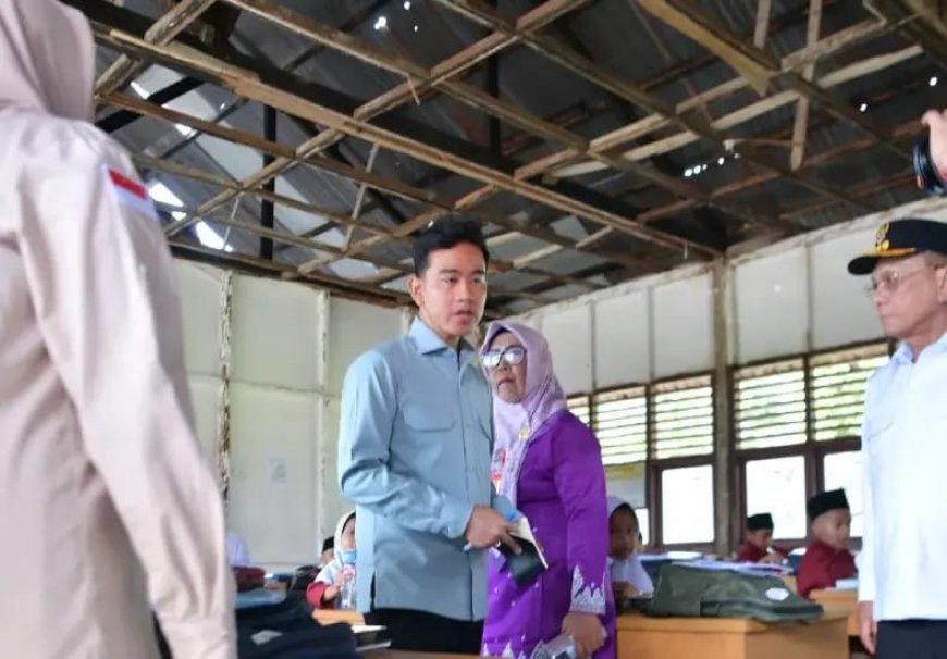 Komentar Guru di Instagram Berbuah Kunjungan Wapres Gibran ke SDN 016 Rohil