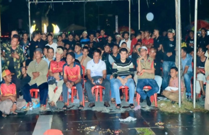 Nobar Final Piala Dunia 2026 Dongkrak Keramaian Taman Kota Bangkinang