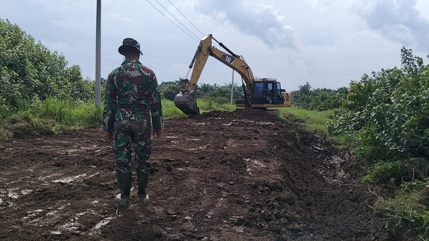 TMMD ke-129 Perbaiki Jalan 230 Meter di Pangkalan Terap, Perlancar Akses Warga dan Logistik