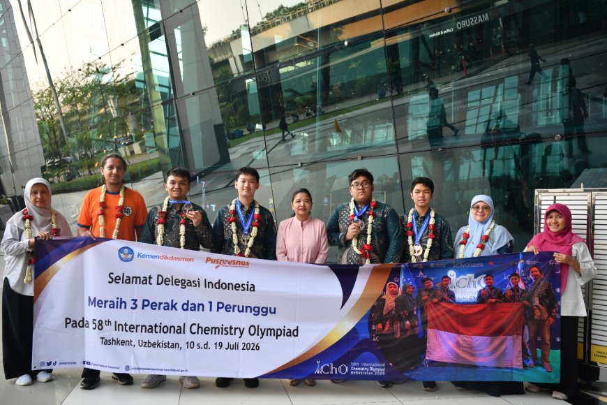 Indonesia Raih 3 Perak dan 1 Perunggu di Olimpiade Kimia Internasional IChO 2026