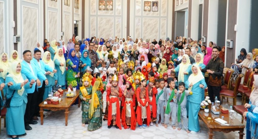 Bunda PAUD Kampar Buka Peringatan Hari Anak Nasional 2026, Dorong Lahirnya Generasi Hebat